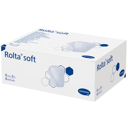 ROLTA soft synth.-Wattebinde 6 cmx3 m - 6St