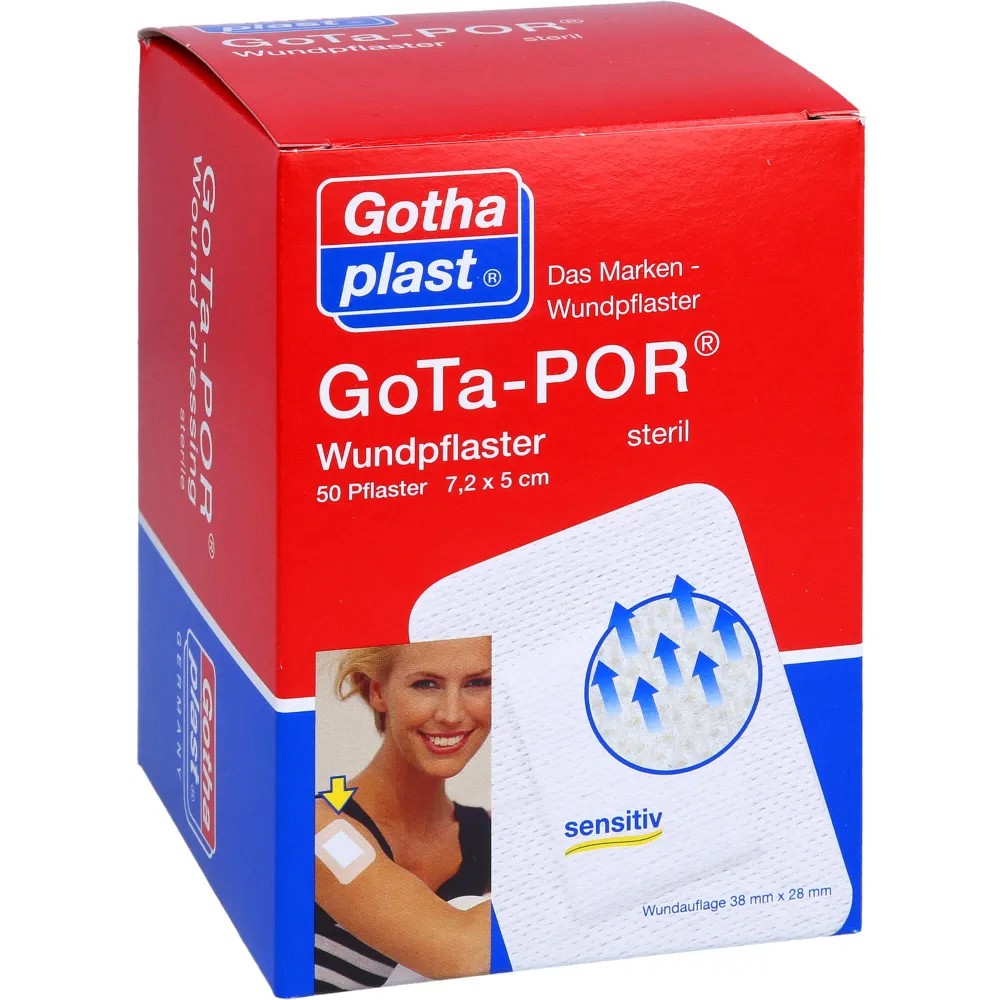 GOTA-POR Wundpflaster 5x7,2 cm steril - 50St