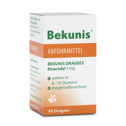 BEKUNIS Dragees Bisacodyl 5 mg magensaftres.Tabl.