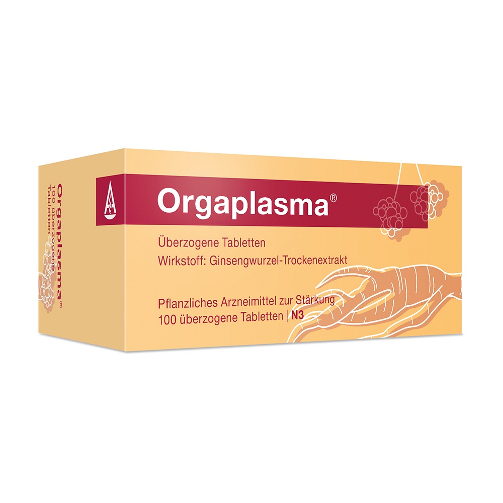ORGAPLASMA überzogene Tabletten
