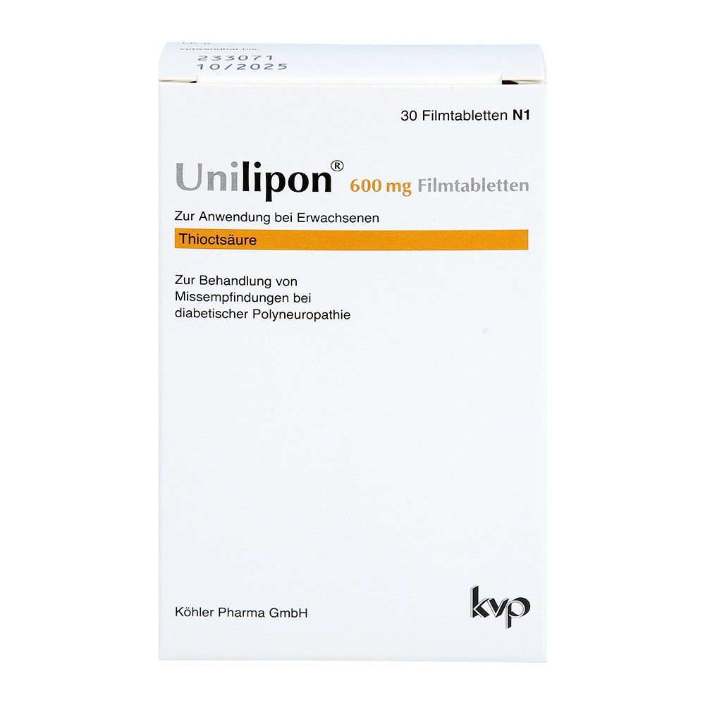 UNILIPON 600 mg Filmtabletten - 30St