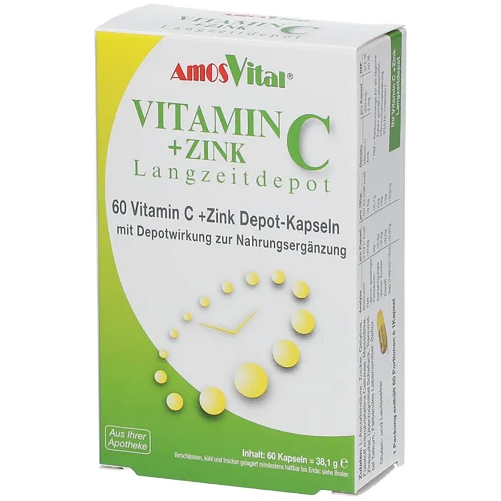VITAMIN C+ZINK Depot Kapseln