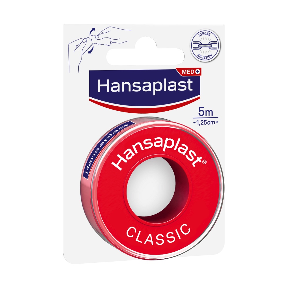 HANSAPLAST Fixierpfl.Classic 1,25 cmx5 m