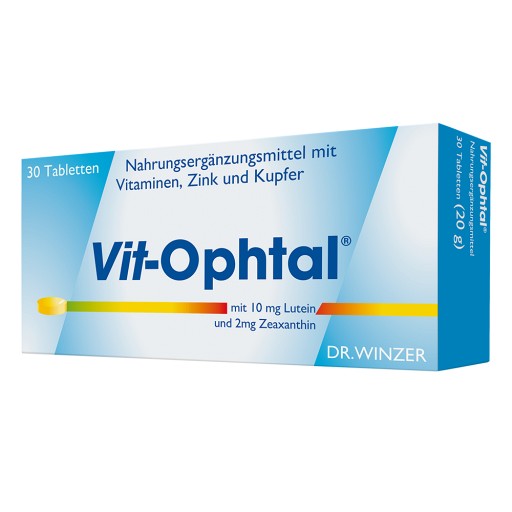 VIT OPHTAL mit 10 mg Lutein Tabletten