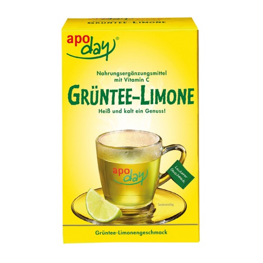 APODAY Limone Vitamin C+Grüntee-Extrakt Pulver