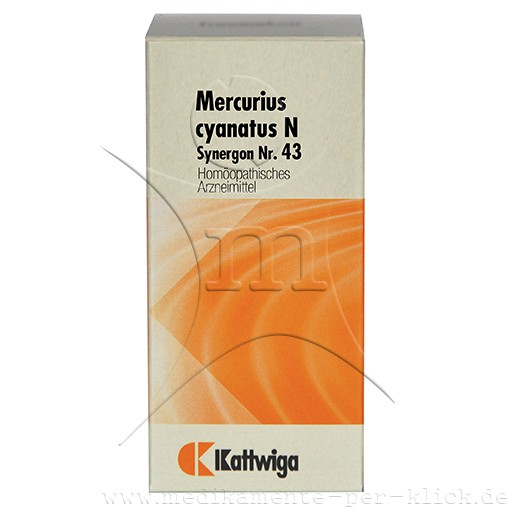 SYNERGON KOMPLEX 43 Mercurius cyanatus N Tabletten