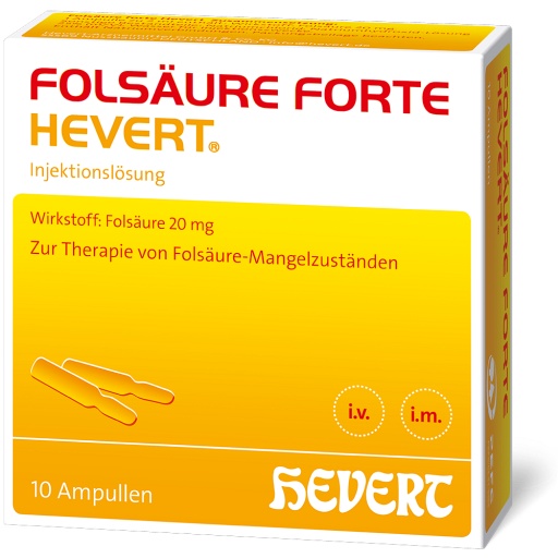 FOLSÄURE HEVERT forte Ampullen