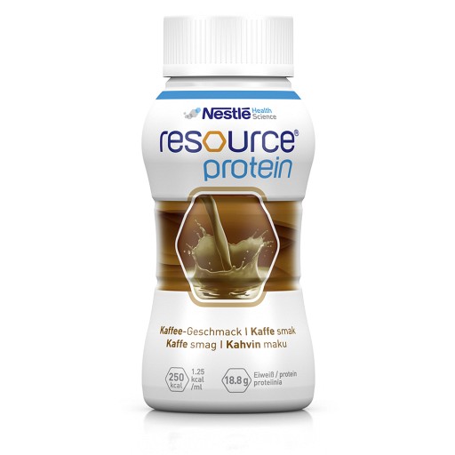 RESOURCE Protein Drink Kaffee - 4X200ml - Trinknahrung & Sondennahrung