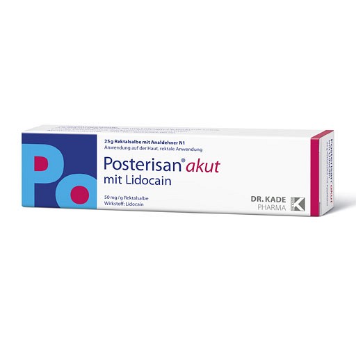 POSTERISAN akut 50 mg/g Rektalsalbe mit Analdehner