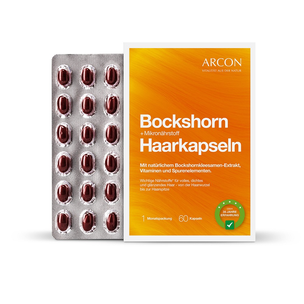 BOCKSHORN+Mikronährstoff Haarkapseln Tisane plus