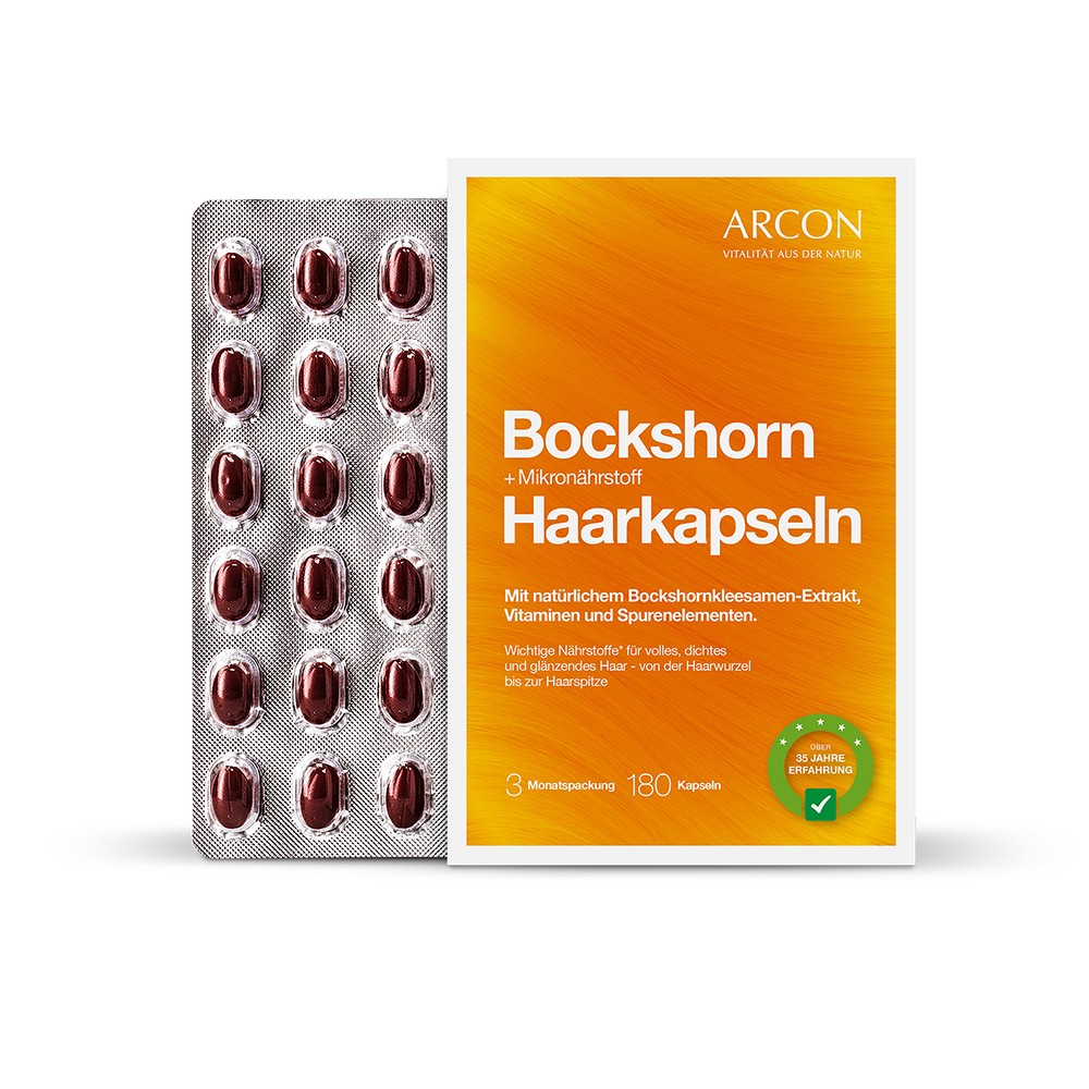 BOCKSHORN+Mikronährstoff Haarkapseln Tisane plus