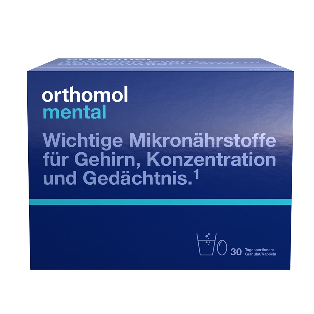 ORTHOMOL mental Granulat/Kapseln 30 Tage Kombip.