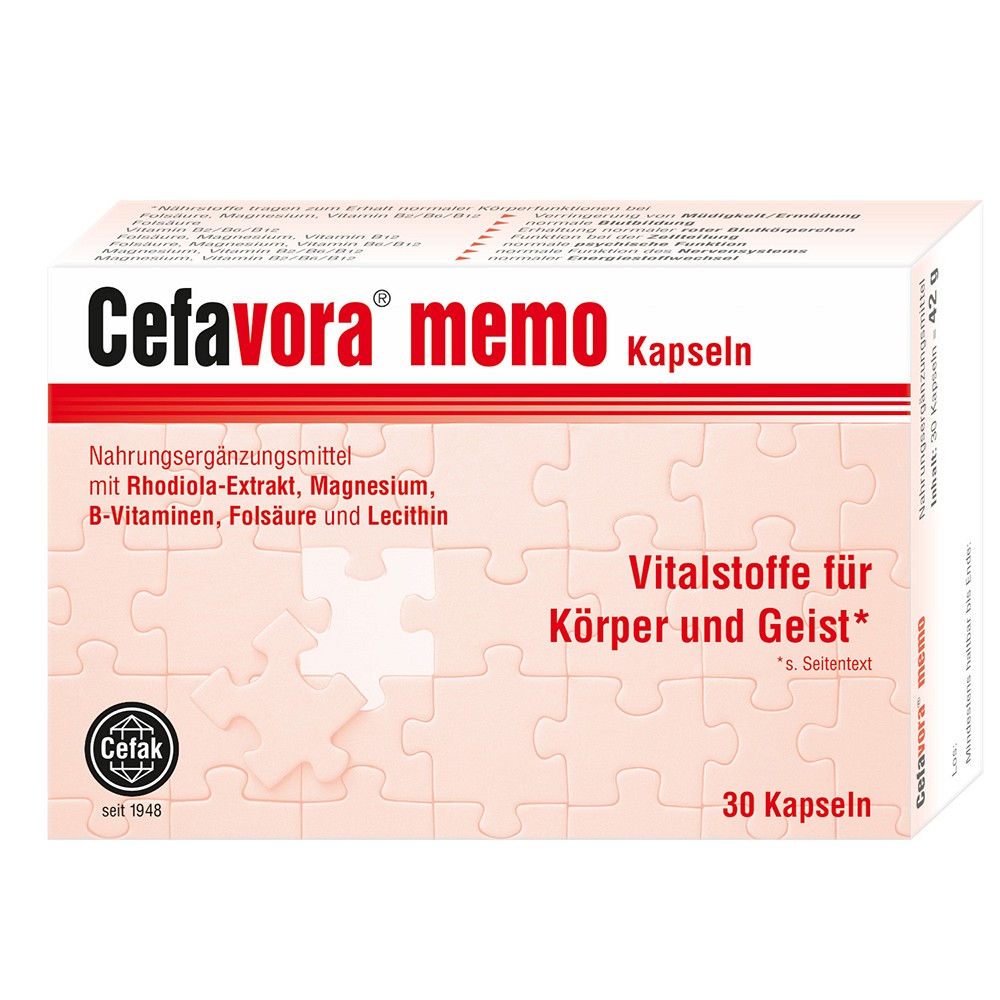 CEFAVORA memo Weichgelatinekapseln