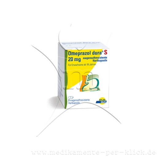 OMEPRAZOL dura S 20 mg magensaftresist.Hartkapseln