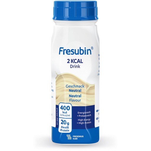 FRESUBIN 2 kcal DRINK Neutral Trinkflasche - 4X200ml - Trinknahrung & Sondennahrung