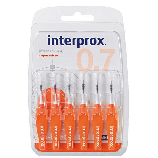 INTERPROX reg super micro orange Interdentalb.Blis - 6St