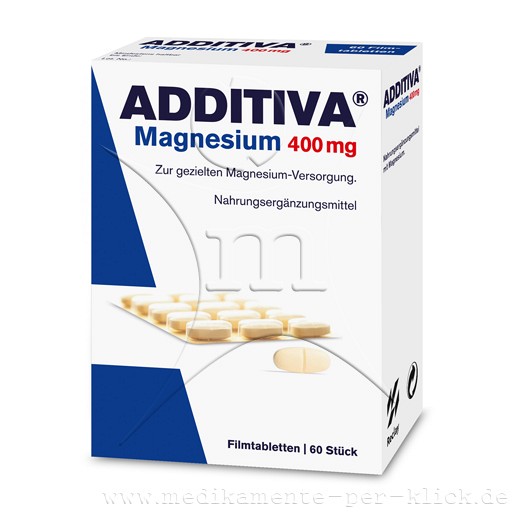 ADDITIVA Magnesium 400 mg Filmtabletten