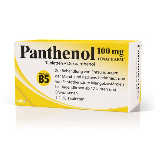 PANTHENOL 100 mg Jenapharm Tabletten