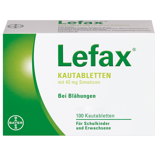 LEFAX Kautabletten - 100St - Bauchschmerzen & Blähungen