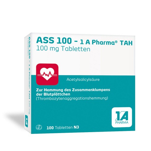 ASS 100-1A Pharma TAH Tabletten