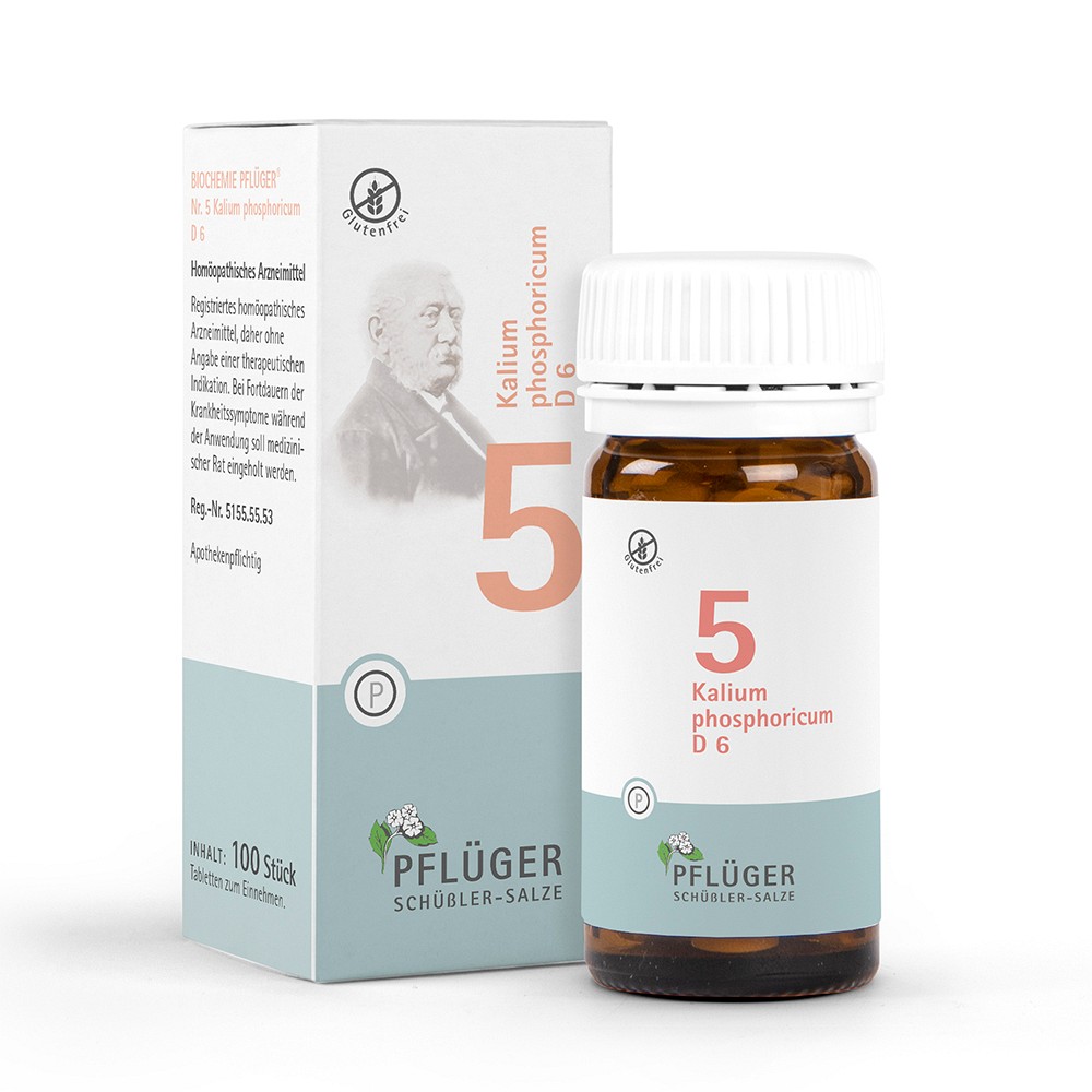 BIOCHEMIE Pflüger 5 Kalium phosphoricum D 6 Tabl.