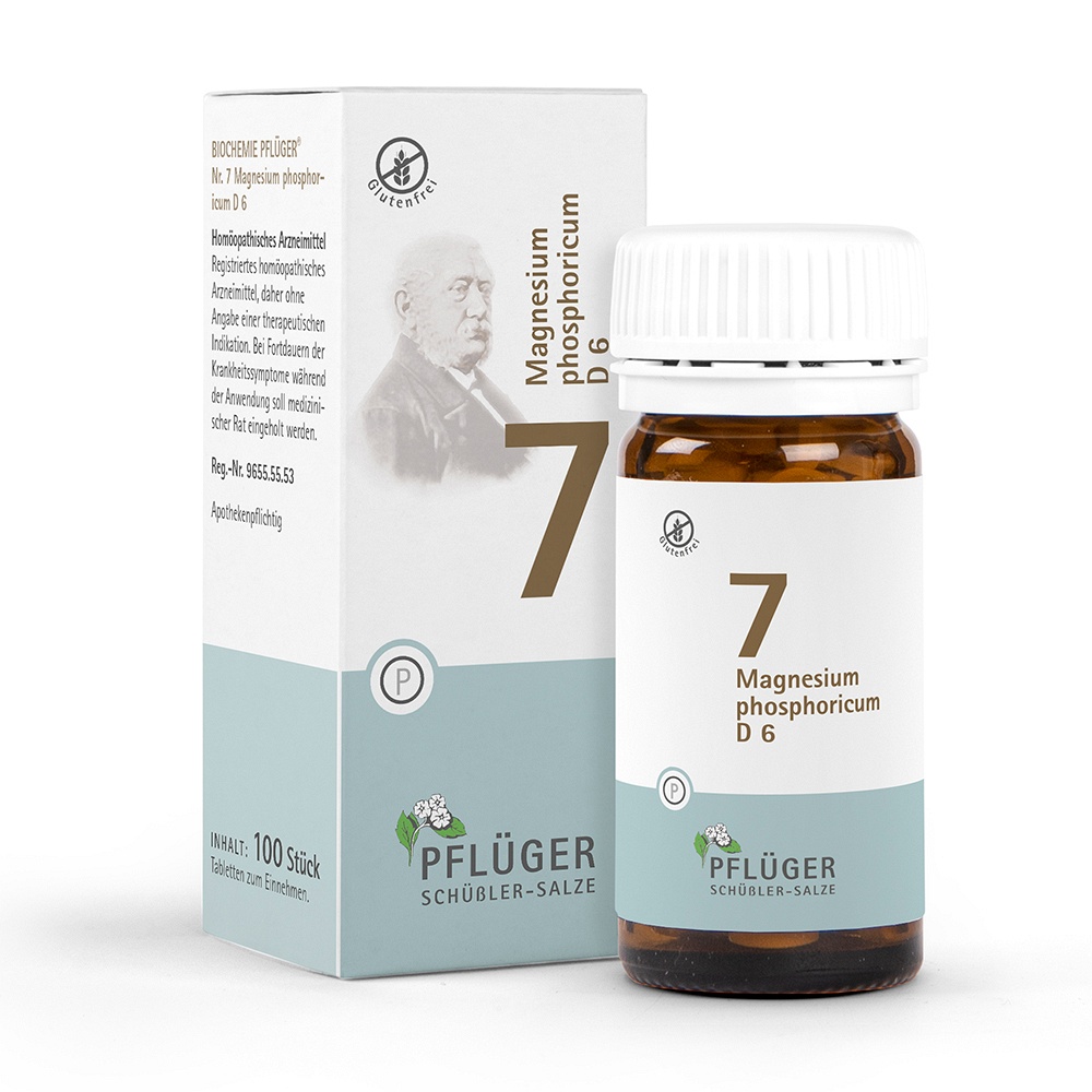 BIOCHEMIE Pflüger 7 Magnesium phosphoricum D 6 Tab