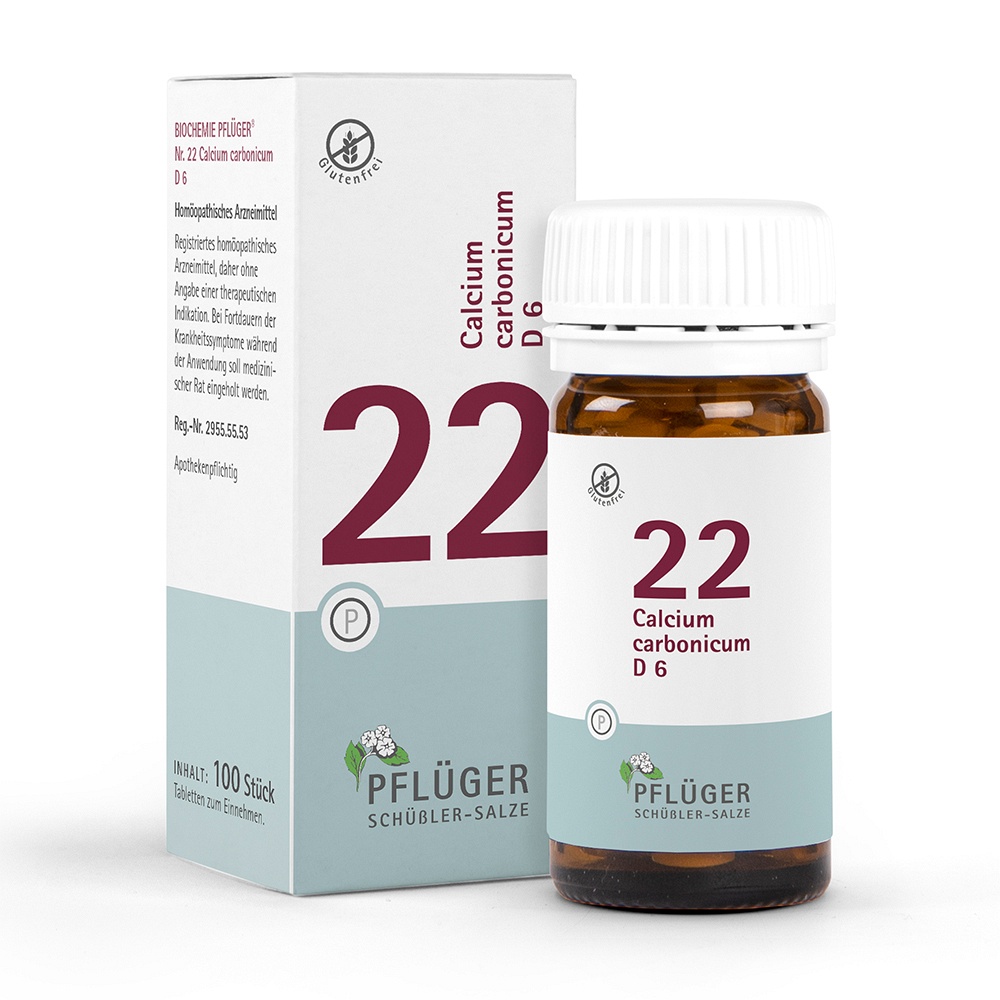 BIOCHEMIE Pflüger 22 Calcium carbonicum D 6 Tabl.