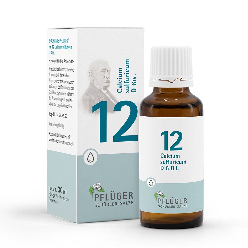 BIOCHEMIE Pflüger 12 Calcium sulfuricum D 6 Tropf.