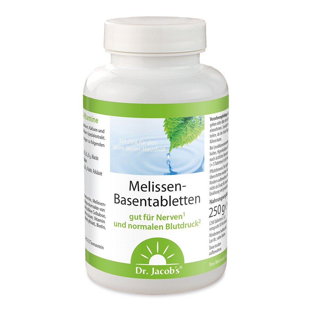 MELISSEN BASENTABLETTEN Dr.Jacob's