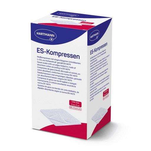 ES-KOMPRESSEN steril 5x5 cm 12fach Großpackung - 20X5St