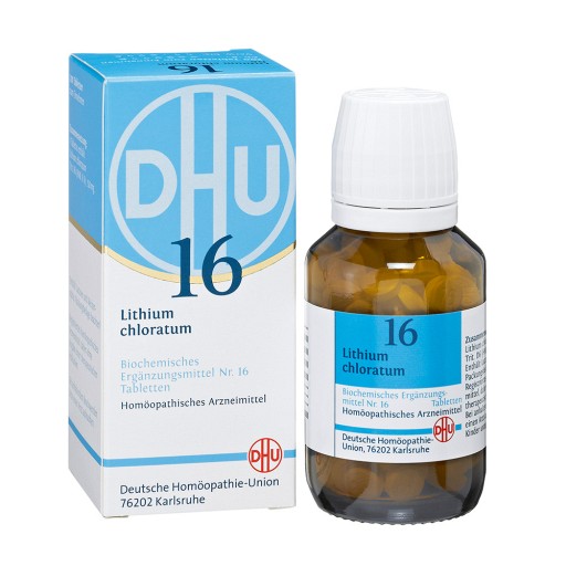 BIOCHEMIE DHU 16 Lithium chloratum D 12 Tabletten - 420St - DHU Nr. 13 - 18