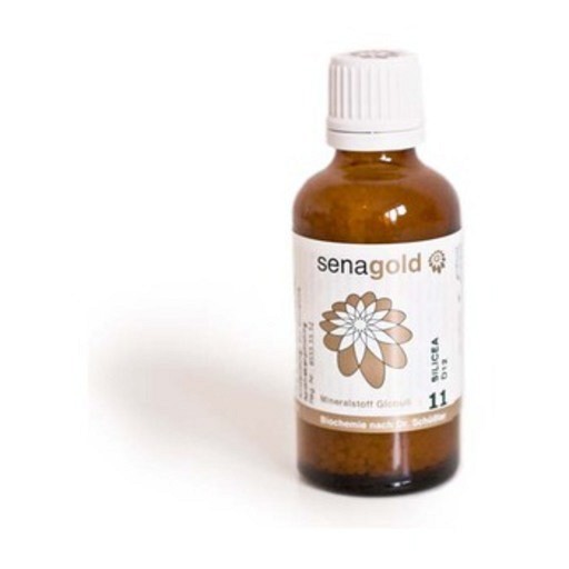 BIOCHEMIE Senagold 11 Silicea D 12 Globuli - 50g