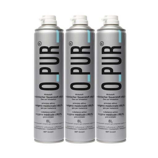 O PUR Sauerstoff Dose f.Maske Spray