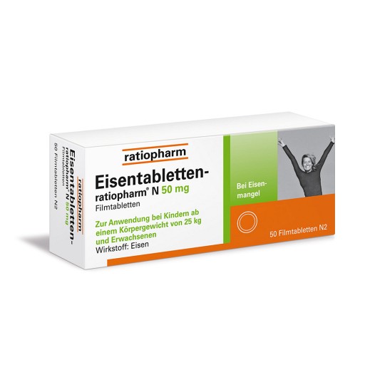 EISENTABLETTEN-ratiopharm N 50 mg Filmtabletten