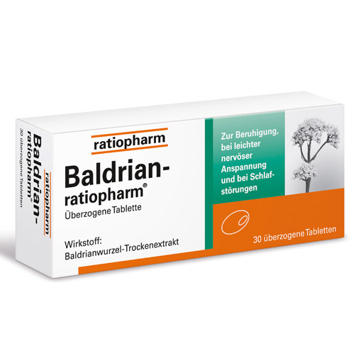 BALDRIAN-RATIOPHARM überzogene Tabletten