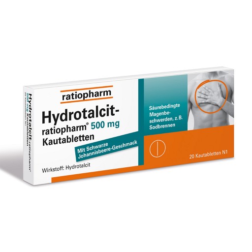 HYDROTALCIT-ratiopharm 500 mg Kautabletten