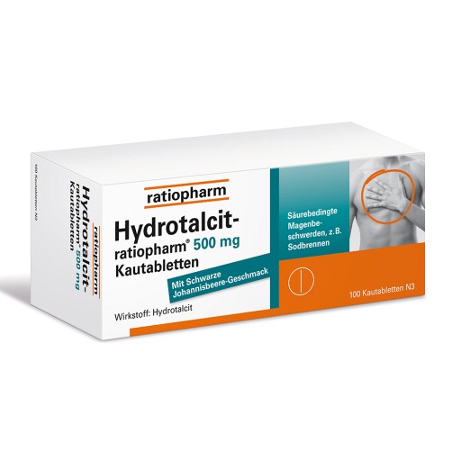 HYDROTALCIT-ratiopharm 500 mg Kautabletten