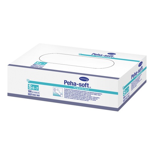 PEHA-SOFT Latex Unt.Hands.unsteril puderfrei S - 100St - Handschuhe & Fingerlinge