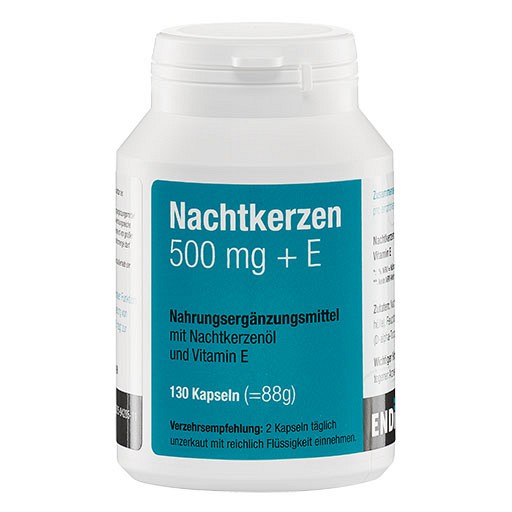 NACHTKERZEN 500 mg+E Kapseln - 130St