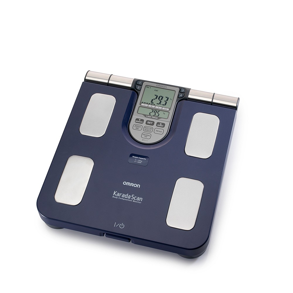 OMRON HBF-511B Körperfettwaage blau - 1St