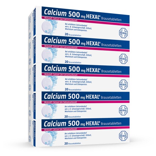 CALCIUM 500 HEXAL Brausetabletten