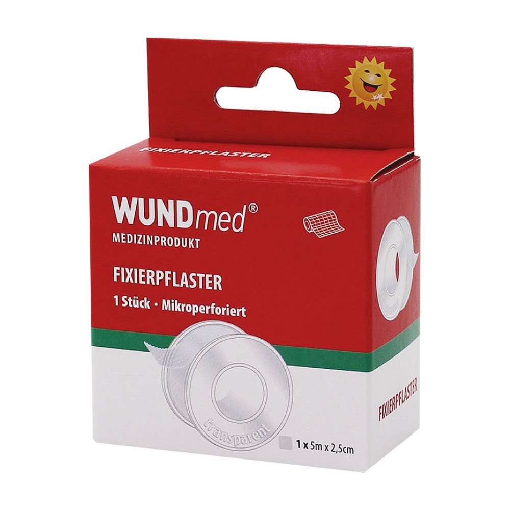 FIXIERPFLASTER 2,5 cmx5 m transparent - 1St