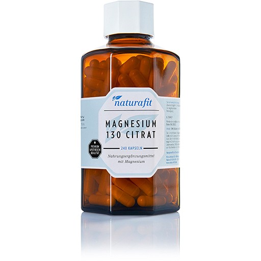 NATURAFIT Magnesium 130 Citr Kapseln