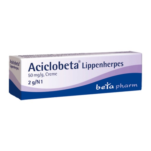 ACICLOBETA Lippenherpes Creme