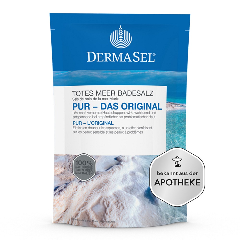 DERMASEL Totes Meer Badesalz Pur