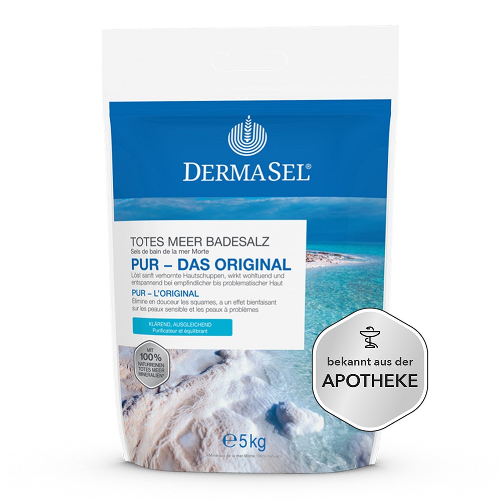 DERMASEL Totes Meer Badesalz Pur