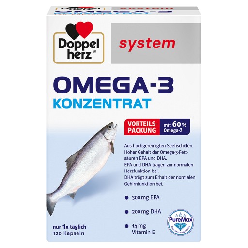 DOPPELHERZ Omega-3 Konzentrat system Kapseln