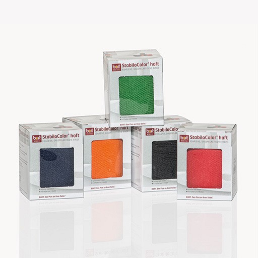 BORT StabiloColor haft Binde 8 cm orange - 1St