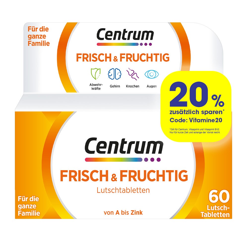 CENTRUM frisch & fruchtig Lutschtabletten