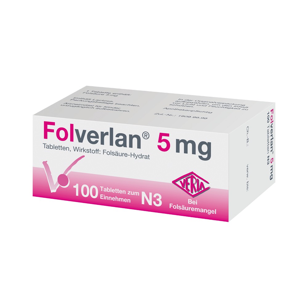 FOLVERLAN 5 mg Tabletten